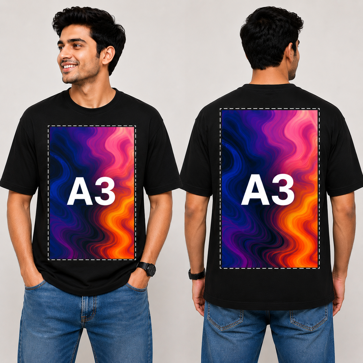 A3 DTF Printing – Front or Back